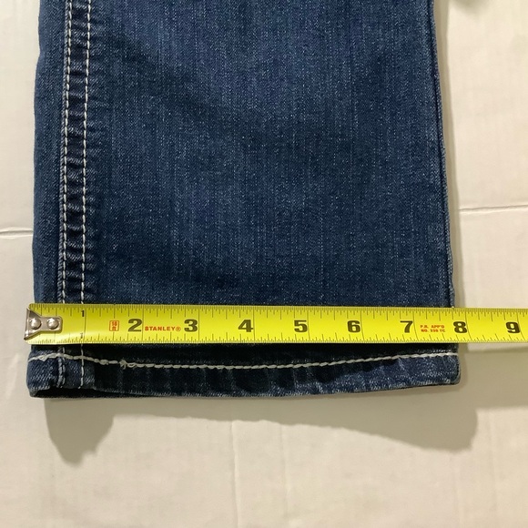 ZCO Jeans Angel Wings Embellished Rhinestones Boot Cuff Mid-Rise - Picture 12 of 12